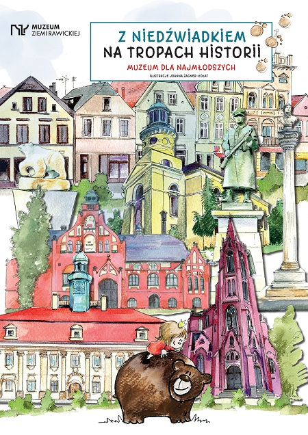 „Z niedźwiadkiem na tropach historii” to nowa muzealna propozycja edukacyjna dla najmłodszych mieszkańców ziemi rawickiej oraz małych turystów odwiedzających nasze miasto. Z myślą o dzieciach przygotowaliśmy kolorowy przewodnik turystyczny po Rawiczu, zeszyt „zabaw i zagadek” z kolorowankami, krzyżówką, naklejkami, specjalną mapę, a także quest, który można rozwiązywać podczas rodzinnego spaceru po mieście. Pakiet jest przeznaczony dla dzieci, które potrafią już czytać, pisać i rysować lub będą bawić się z opiekunami, wspólnie poznając ciekawostki o rawickich zabytkach. Wydawnictwo jest nowym elementem muzealnego programu edukacji regionalnej „Nasza historia – nasza tożsamość”. Jego promocja odbędzie się 15 maja w trakcie tegorocznej Nocy Muzeów. „Z niedźwiadkiem na tropach historii” to nowa muzealna propozycja edukacyjna dla najmłodszych mieszkańców ziemi rawickiej oraz małych turystów odwiedzających nasze miasto. Z myślą o dzieciach przygotowaliśmy kolorowy przewodnik turystyczny po Rawiczu, zeszyt „zabaw i zagadek” z kolorowankami, krzyżówką, naklejkami, specjalną mapę, a także quest, który można rozwiązywać podczas rodzinnego spaceru po mieście. Pakiet jest przeznaczony dla dzieci, które potrafią już czytać, pisać i rysować lub będą bawić się z opiekunami, wspólnie poznając ciekawostki o rawickich zabytkach. Wydawnictwo jest nowym elementem muzealnego programu edukacji regionalnej „Nasza historia – nasza tożsamość”. Jego promocja odbędzie się 15 maja w trakcie tegorocznej Nocy Muzeów.