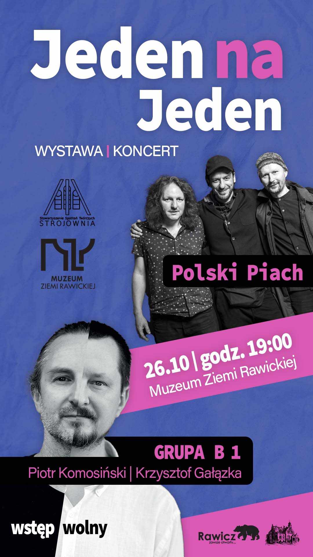 Zapraszamy na wydarzenie w ramach projektu „Jeden na Jeden”.