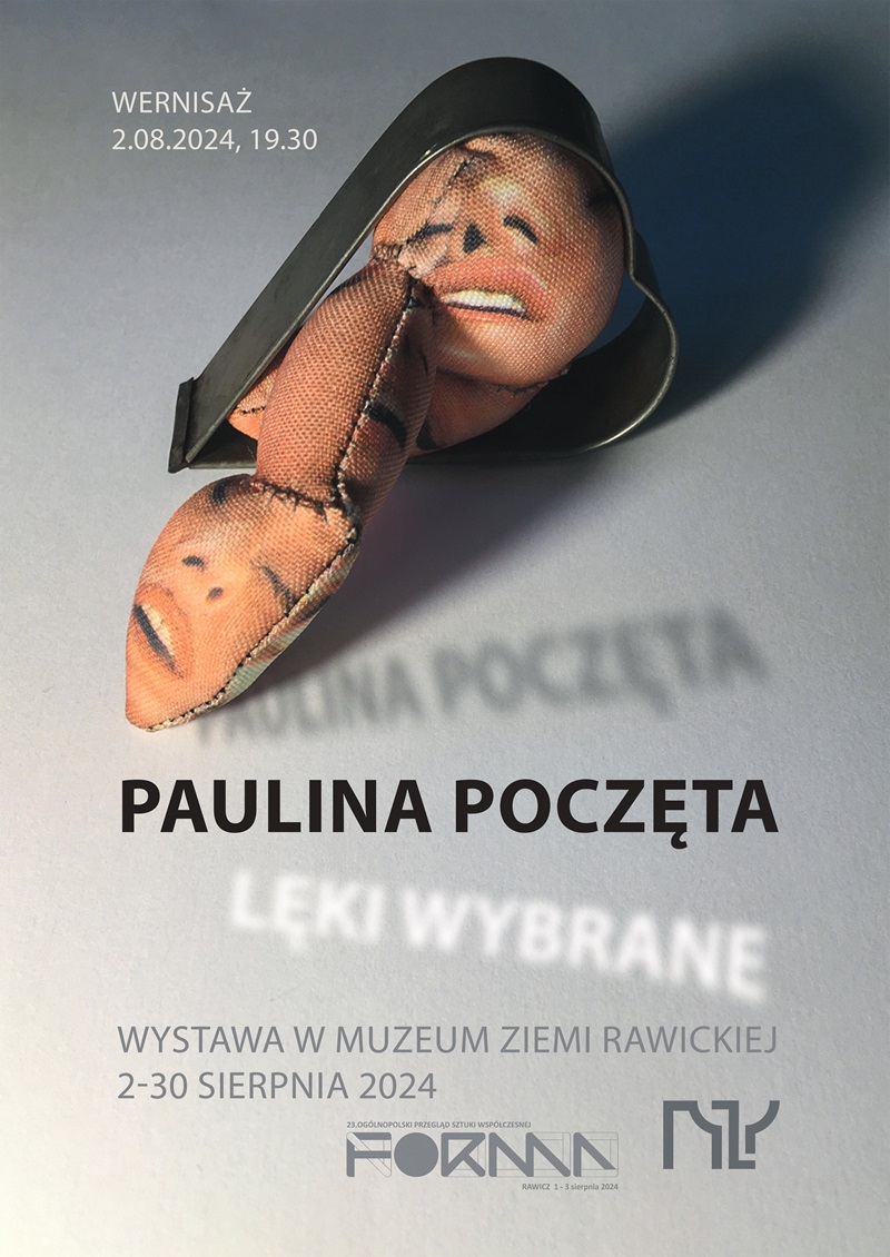 Muzeum Ziemi Rawickiej zaprasza 2 sierpnia o godzinie 19.30 na wernisaż wystawy "Lęki wybrane" Paulina Poczęta. Muzeum Ziemi Rawickiej zaprasza 2 sierpnia o godzinie 19.30 na wernisaż wystawy "Lęki wybrane" Paulina Poczęta.